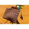 exquisite crocheted bamboo straw clutch - handcrafted and unique online kaufen bei all vendors